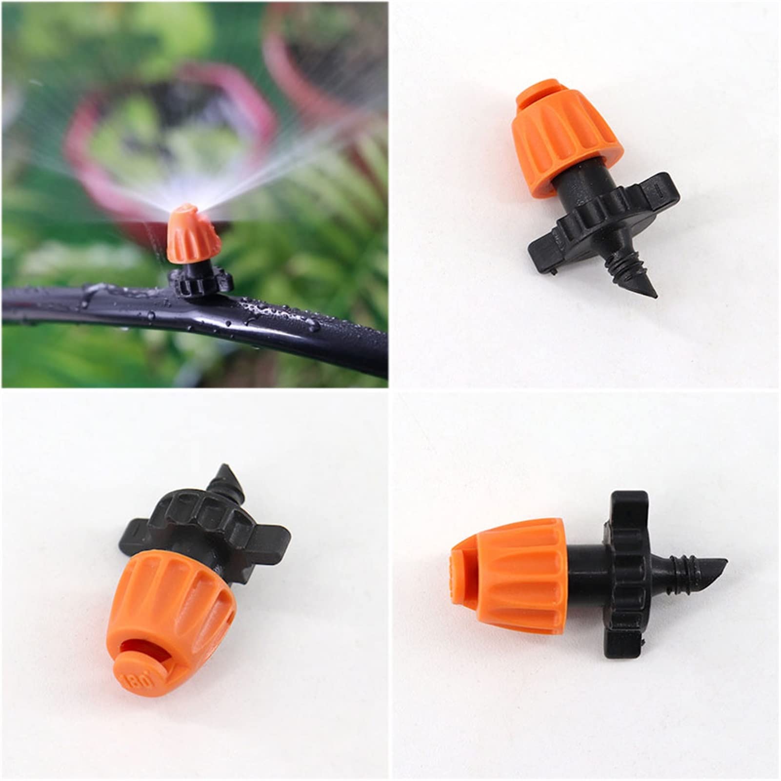 Ugello Irrigatore Regolabile In Ottone A 2 Fori - Nebulizzatore Per Giardino E Orto