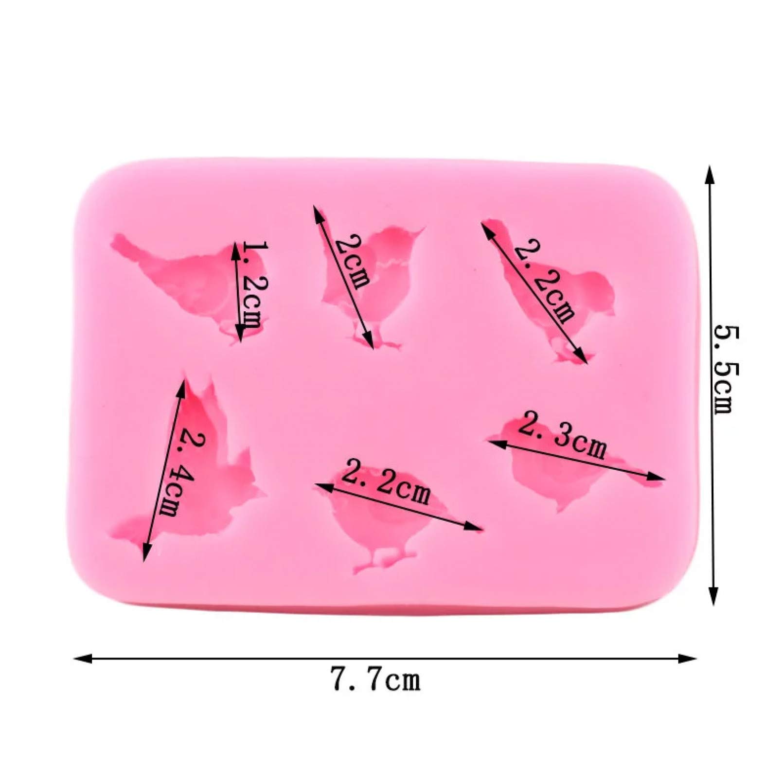 Sijiangmold Vogel Fondant Chocolade Siliconen Mal Voor