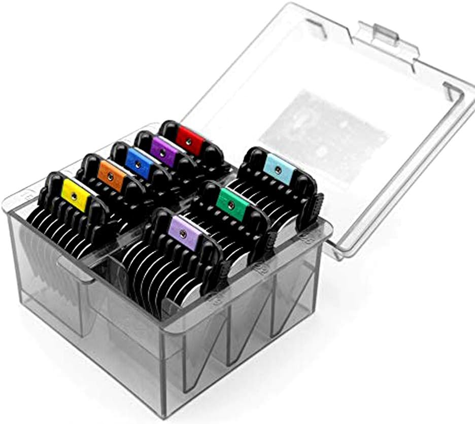 Professional Animal Stainless Steel Comb Set for A5-style Detachable Blade Clippers, Snap-On Size #10/15/30 for Pets, Dogs, Cats, and Horses (Not Compatible with 5-in-1 Blades)