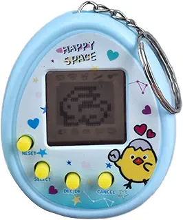 Virtual Pet Game - ABS 6cm Digital Keychain Toy | LCD Electronic Companion | Electronic Pet Toy - Pocket LCD Digital Simulator | Handheld Virtual Animal | Feeding, Music, Mini Games, Kids Travel