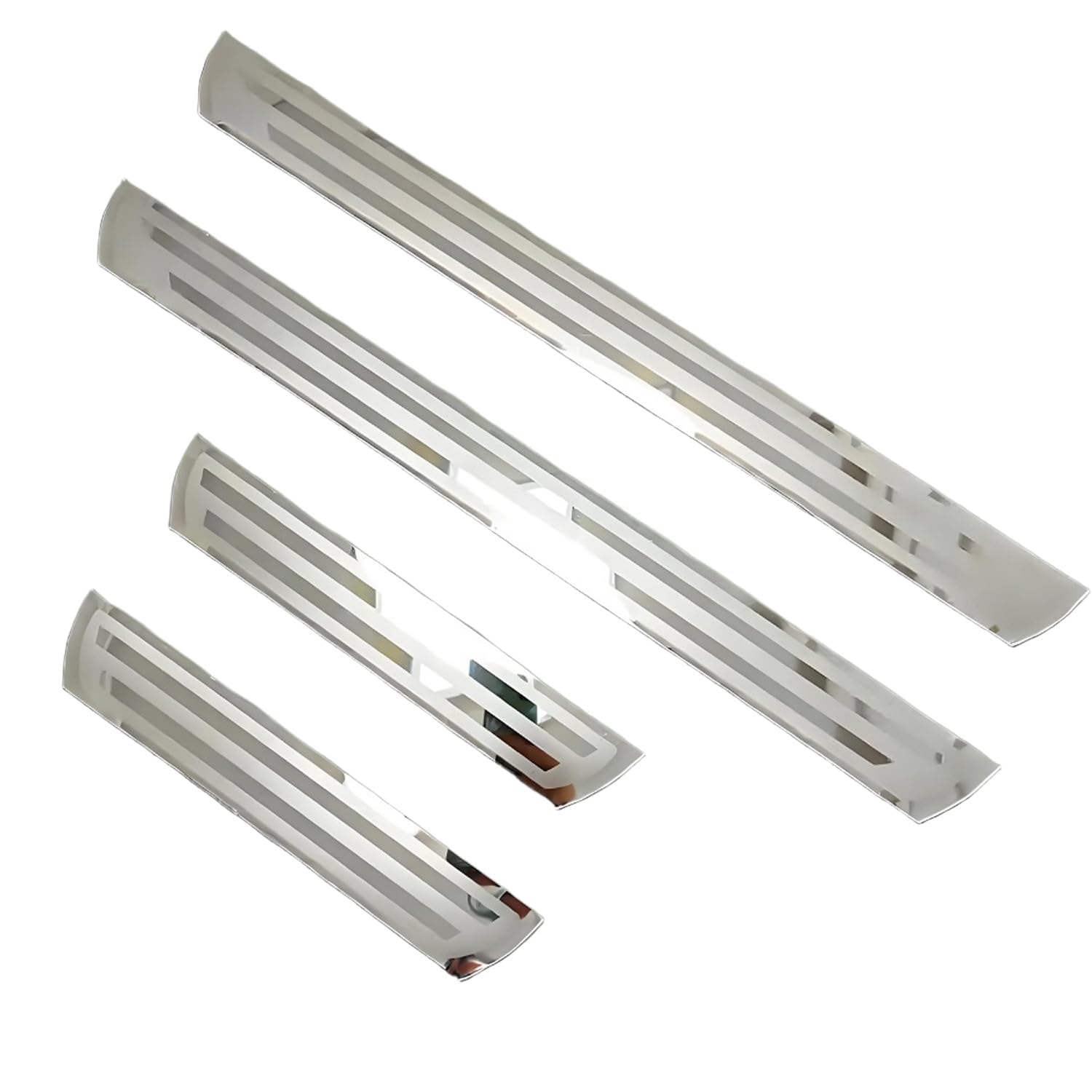 ONEMAJI Car Door Sill Scuff Plates for Peugeot 3008 E3008 P64 2024 2025, Stainless Steel Entry Step Guards Anti Scratch Protector Interior Styling Accessories