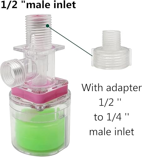 Miniatura 9 de Válvula de flotador de agua de transparencia, control de nivel de agua, tanque de agua, válvula de flotador tradicional (34 pulgadas arriba)