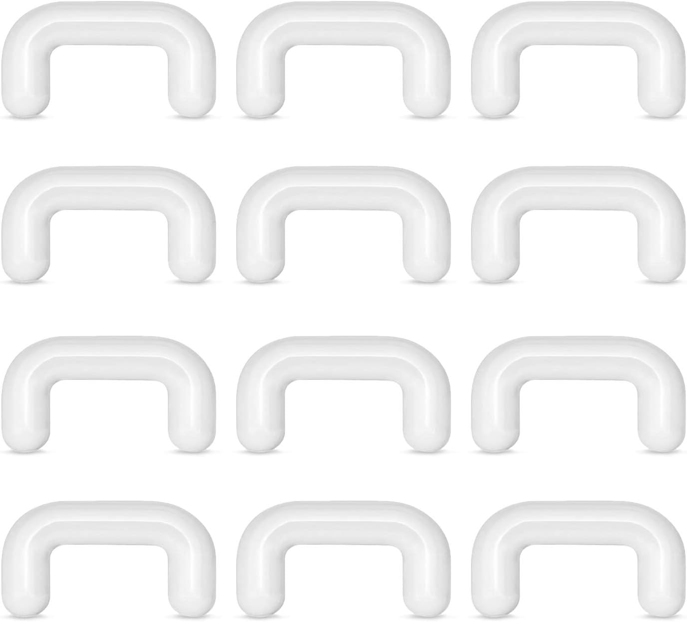 Briana Williams Septum Retainer 14G & 16G Clear Bioflex Septum Rings Flexible Piercing Retainer with 316L Stainless Steel