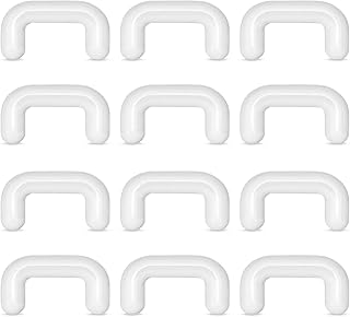 Briana Williams Septum Retainer 14G & 16G Clear Bioflex Septum Rings Flexible Piercing Retainer with 316L Stainless Steel