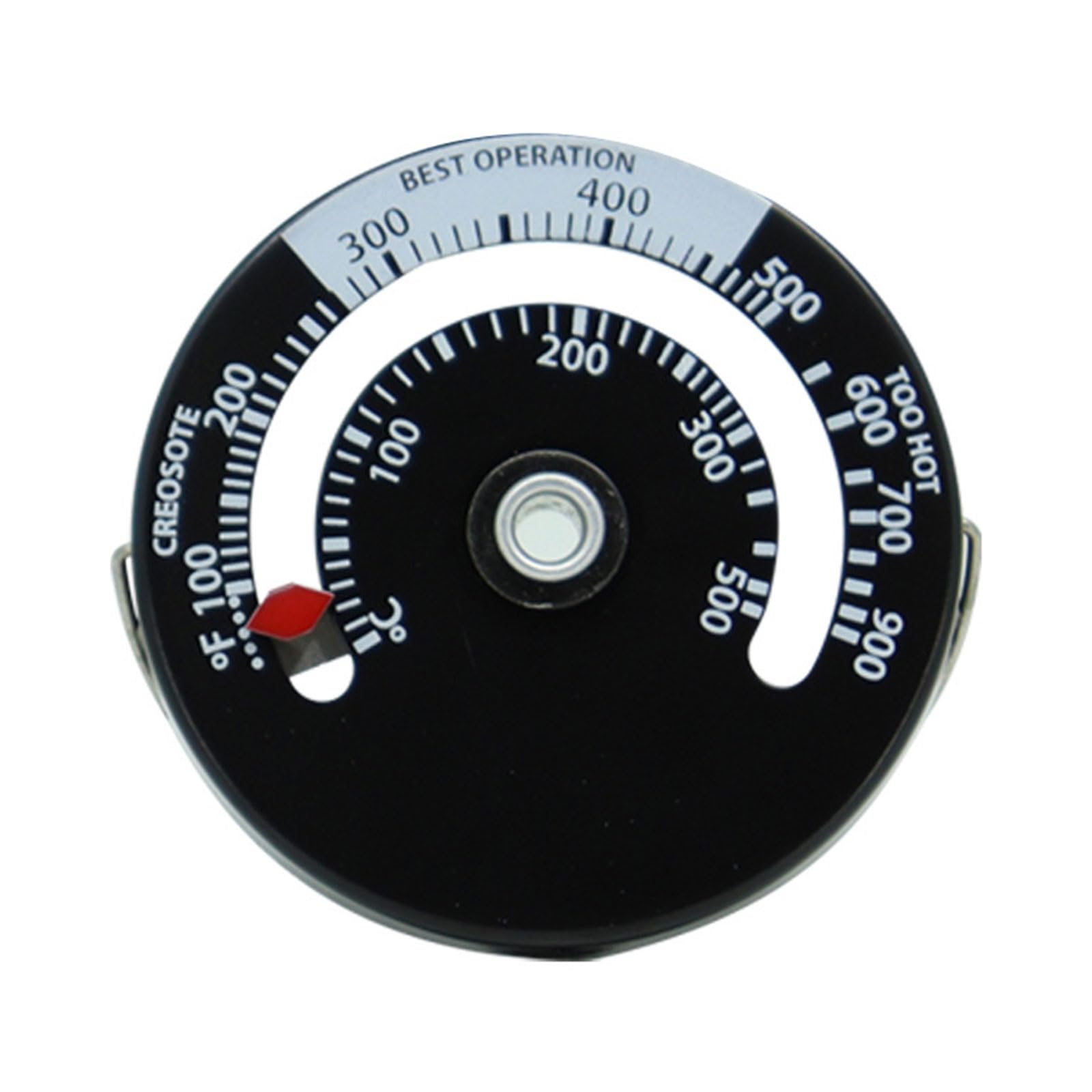 Buxuaaaa Thm346641041 Place Thermometer For Stove Chimney Pipe Thermometer Gauge Temperature Meter Waterproof Mechanical Structure