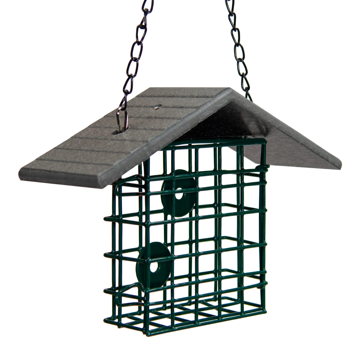 JCs Wildlife Single Suet Käfig Vogelfutterhaus mit Poly-Holzdach - hält Suet, - Bild 18 von 24