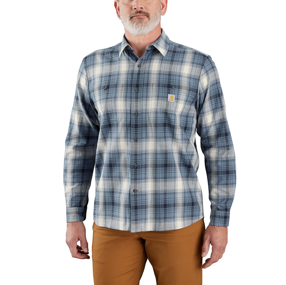 Carhartt Men's Thundercloud Rugged Flex Relaxed Fit Lightweight Long-Sleeve Shirt, Xl