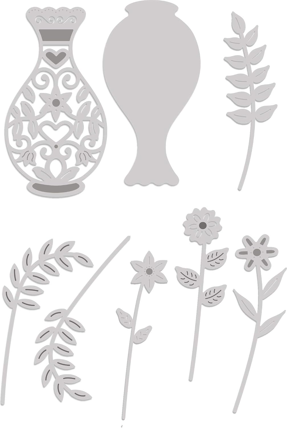 Sweet Dixie Cutting Die, Metal, Grey, Large
