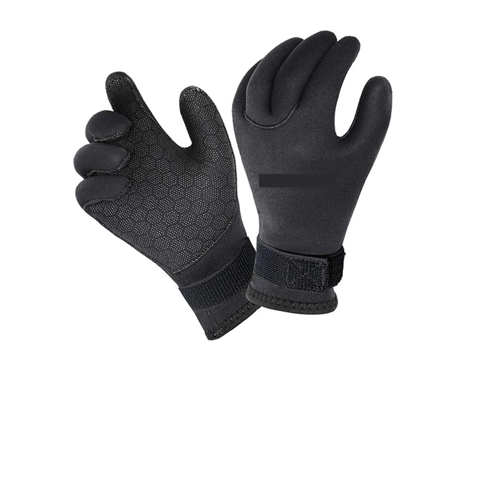 Guanti invernali da uomo, 5 mm e 3, for snorkeling, canoa, surf, kayak, pesca subacquea, attrezzatura for il(5MM with Logo,L)