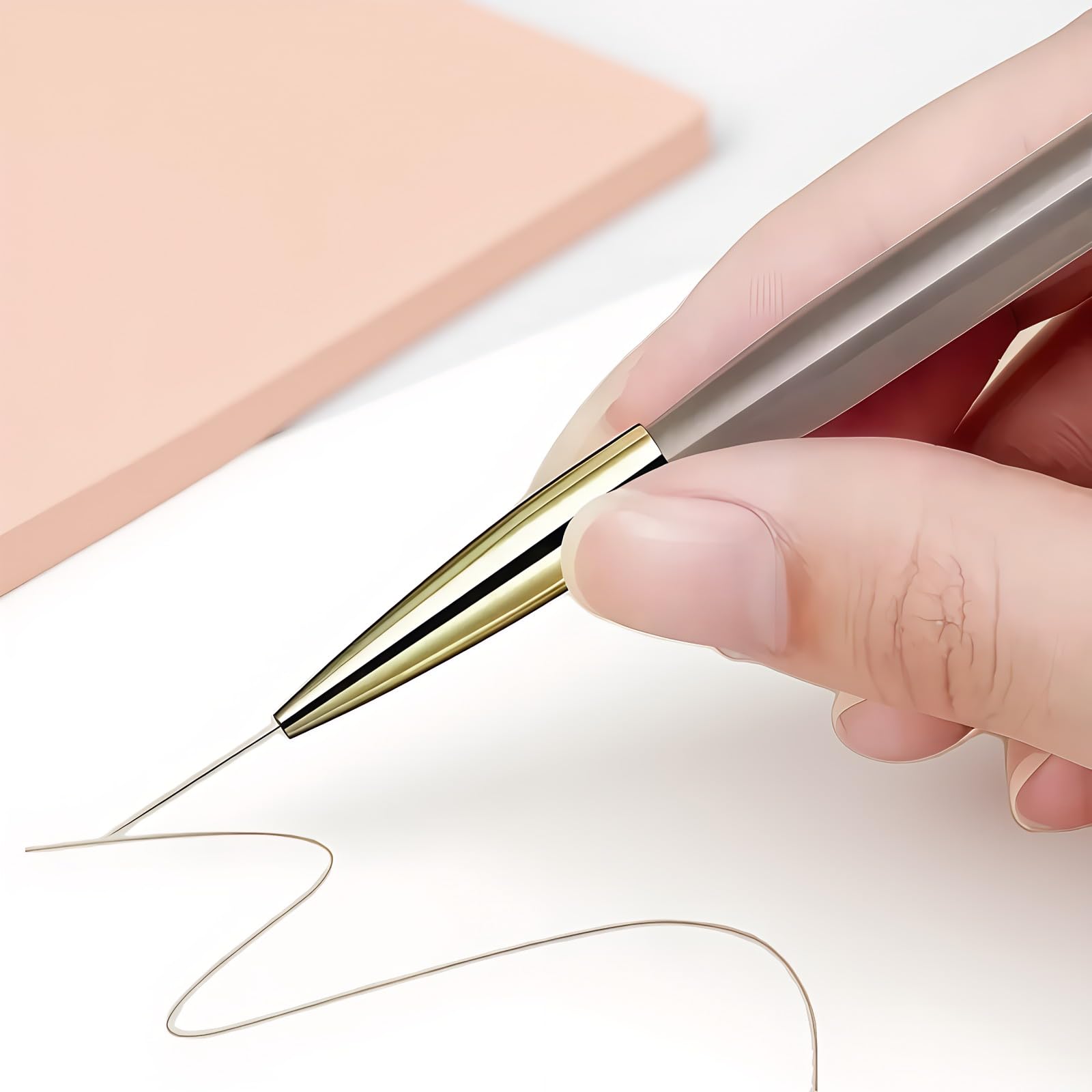 Nail Art Detail Tool Set for Gel Application Line Drawing and Fine Pattern Design Suitable for Home Manicure