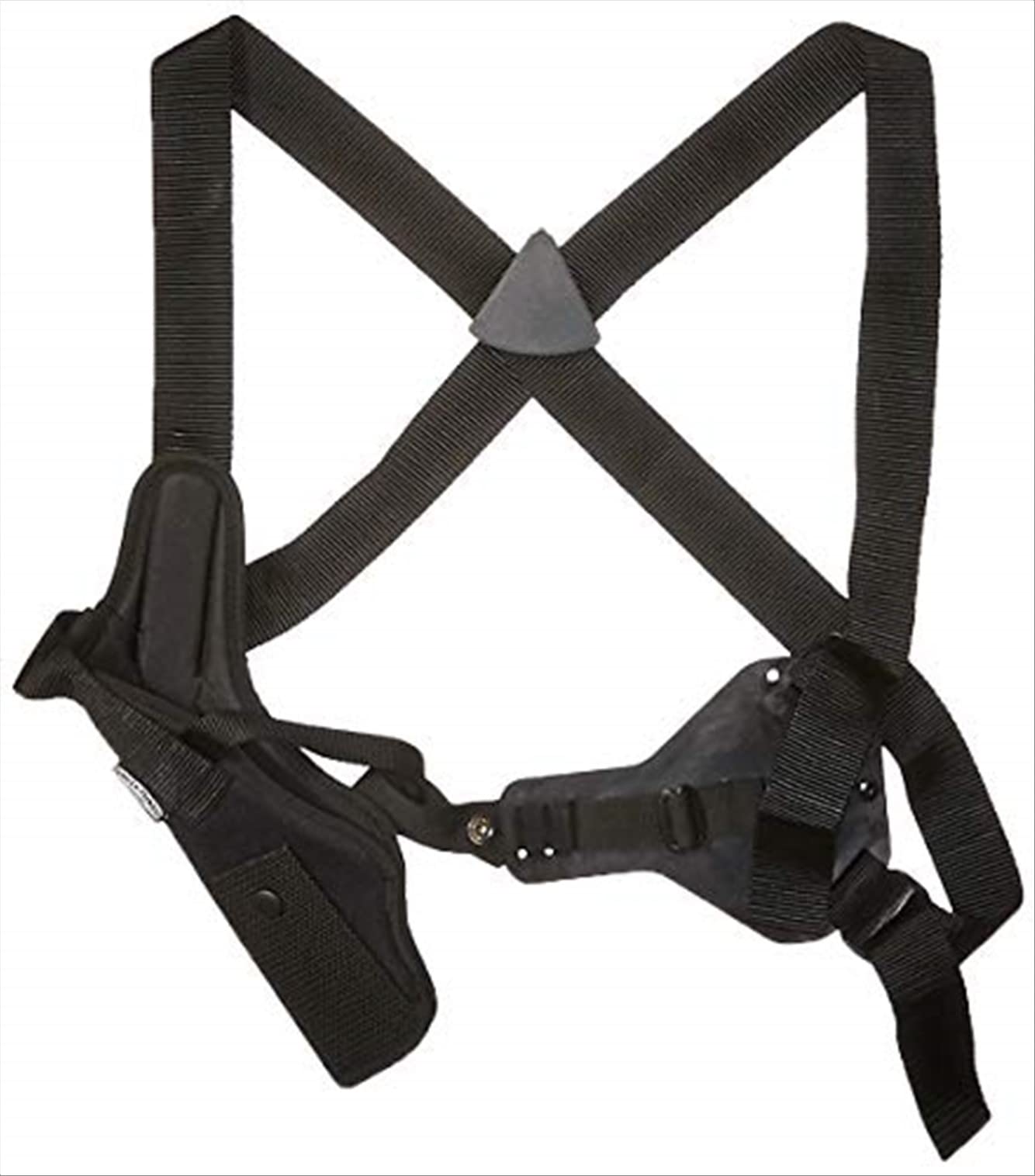 Uncle Mike's Black Kodra Nylon Sidekick Vertical Shoulder Holster (Size 2, Right-Hand)