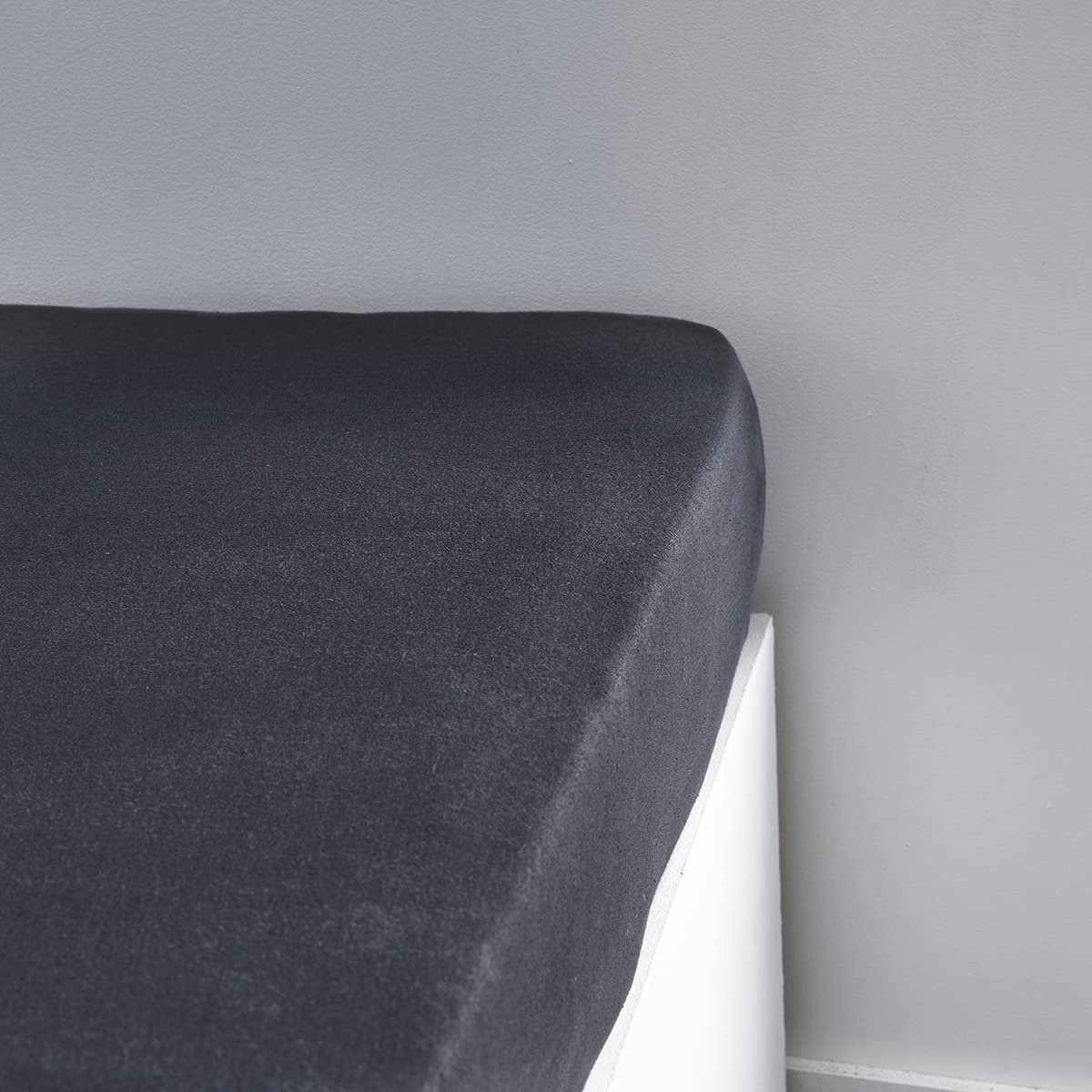 TODAY Essential Fitted Sheet 90 x 190 cm Jersey 100% Cotton Plain