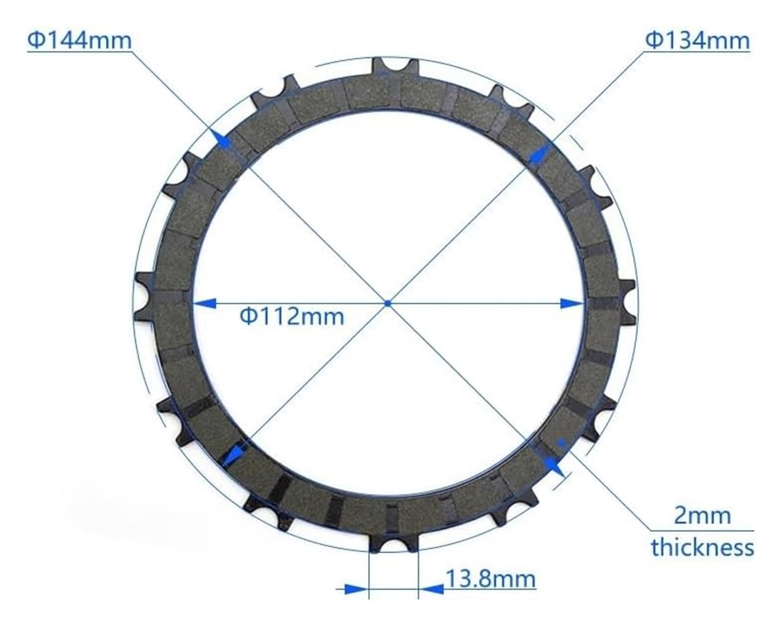 Moto Friction D'embrayage Pour GASGAS 250 300 Plaques Friction D'embrayage Moto Disque Garniture