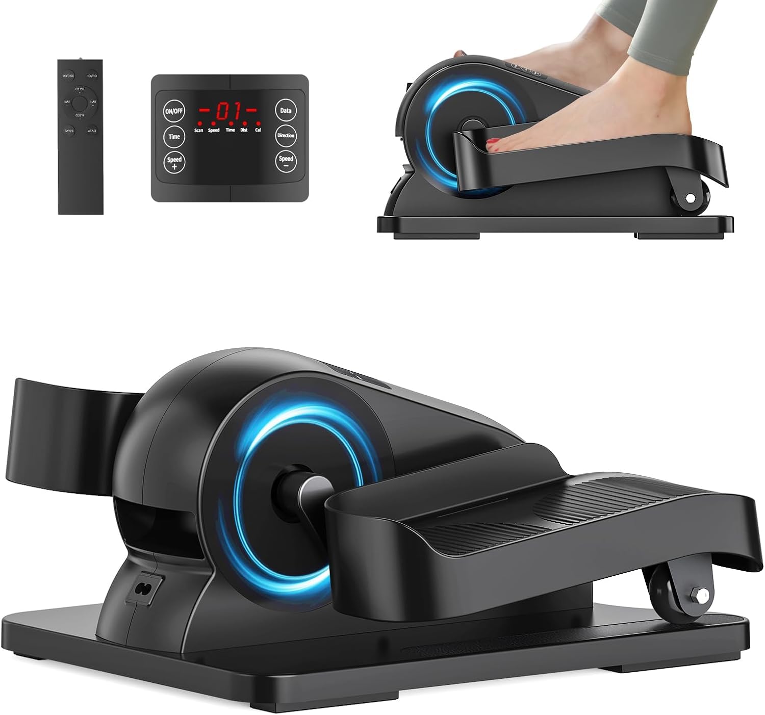 デスク下 エリプティカルマシン 電動エリプスレッグエクササイザー