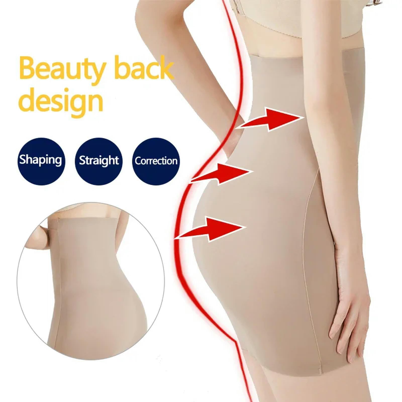 Corsetto Donna Half Slip Shaper Femminile - Gonna Ad Allenamento in Vita Alta, Shapewear di Controllo della Pancia, Corsetto Senza Cuciture per Dimagrimento-Nero-s