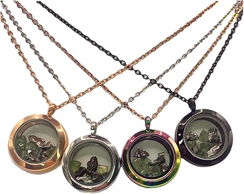 JM Products - Collar de acero inoxidable para ventana de meteorito y moldavita