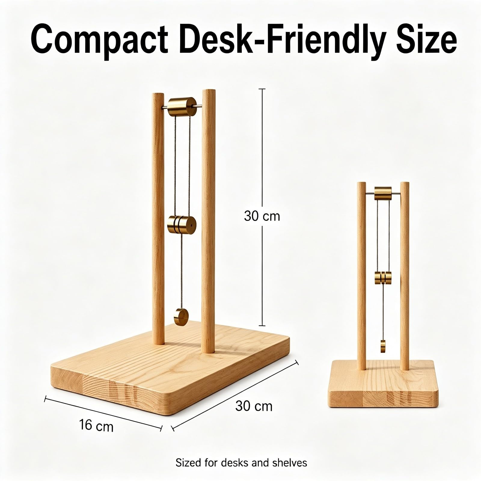 Decoración de Doble péndulo caótico de Madera