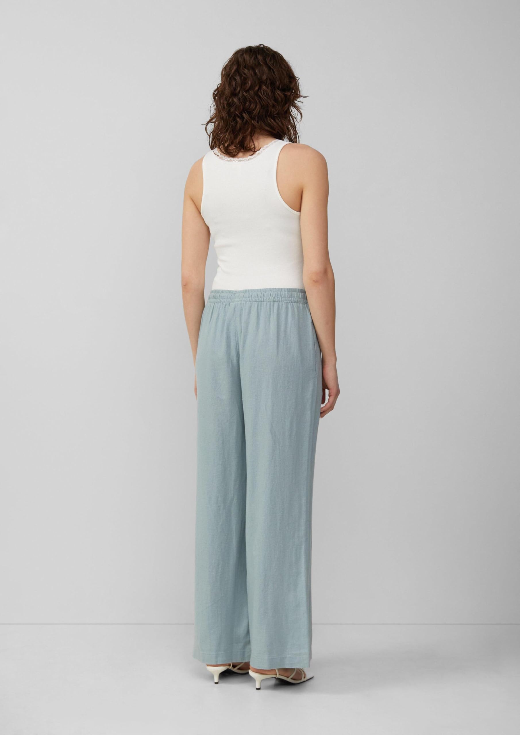 QS Damen Leinen Hose, lang 2162961