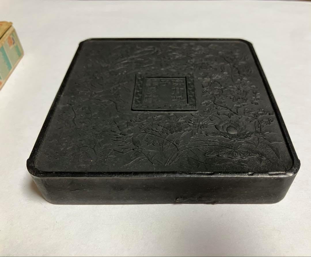 墨　中国 書道 習字 中国書道墨 10×12cm程 重さ 約2528グラム 文房具