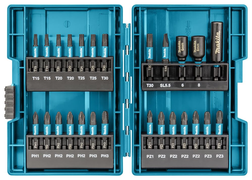 Makita E-03109 Impact Black - Set di punte da 90 pezzi
