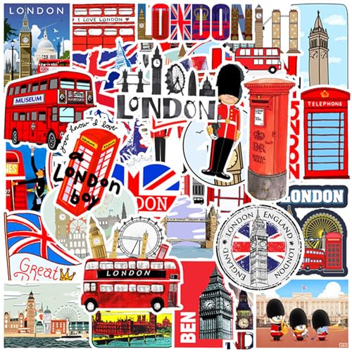 100 Stücke London Bus Sticker, London England Urlaub Reise Aufkleber, Rote Bus Sticker, London Stickers Reise Set, Vinyl Aufkleber für Koffer, Wasserflaschen, Laptop, Gepäck 100 Stücke London Bus Sticker, London England Urlaub Reise Aufkleber, Rote Bus Sticker, London Stickers Reise Set, Vinyl Aufkleber für Koffer, Wasserflaschen, Laptop, Gepäck