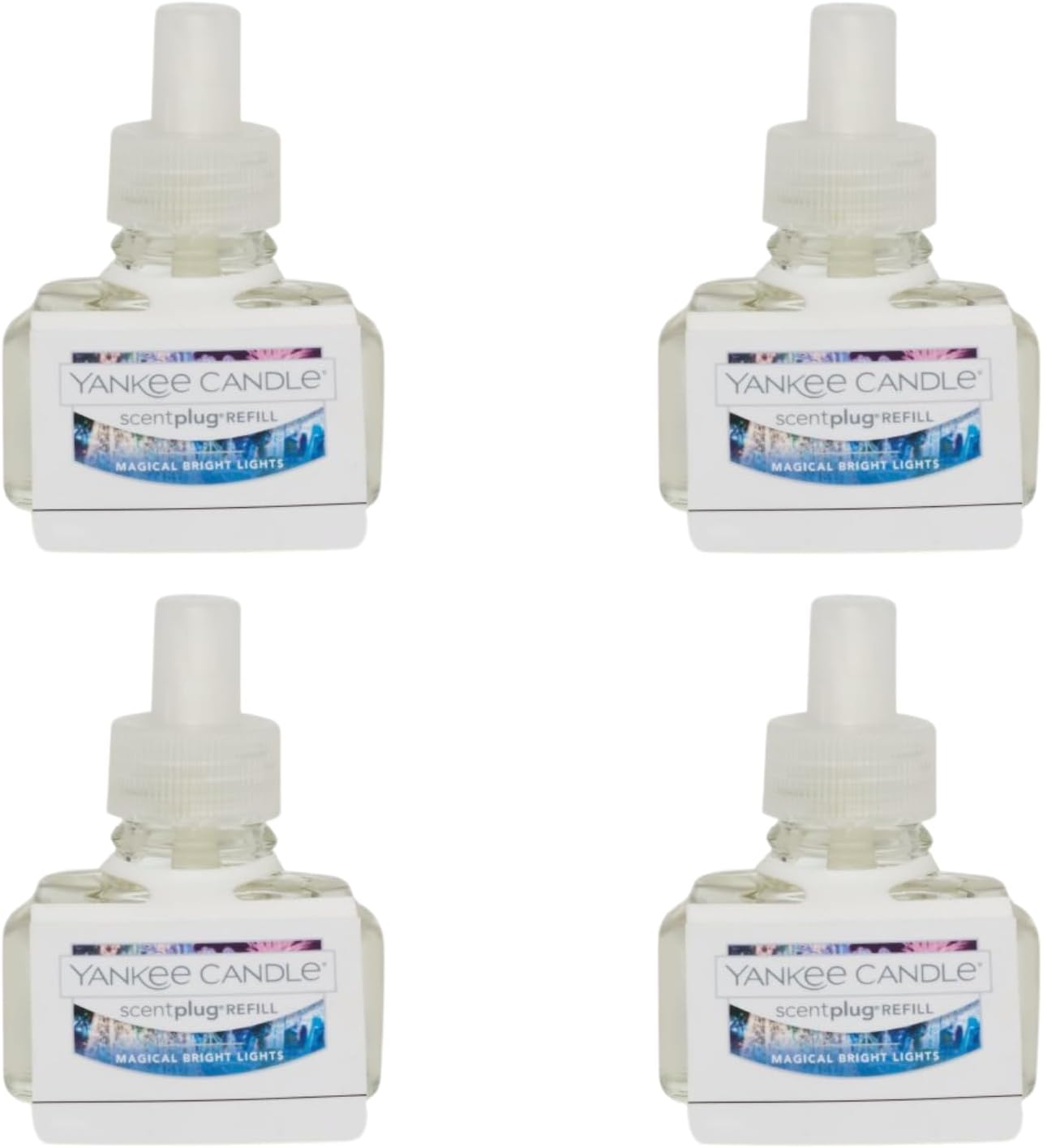 Yankee Candle Scent Plug Refill, Magical Bright Lights (Pack of 4)