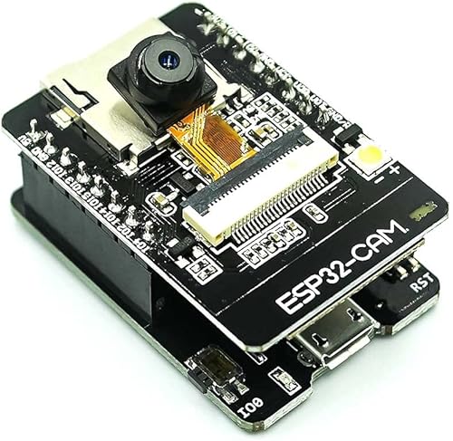 ESP32-CAM - Placa Bluetooth WiFi USB a puerto serie CH340G con cámara OV2640 de 2MP + placa base