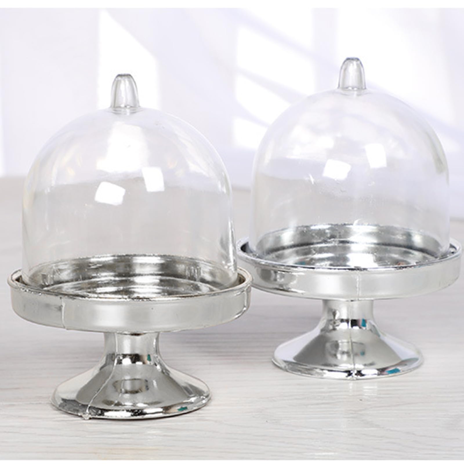 Transparante ronde Macaron standaard max 40 macarons (niet inbegrepen