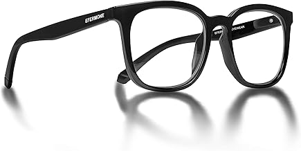 EFERMONE® Reading Glasses for Men and Women with Accurate Power CR39 Lens | TR90 Frame | Scratch Resistant Lens | Spring Hinge Temples | Round Design (Medium)