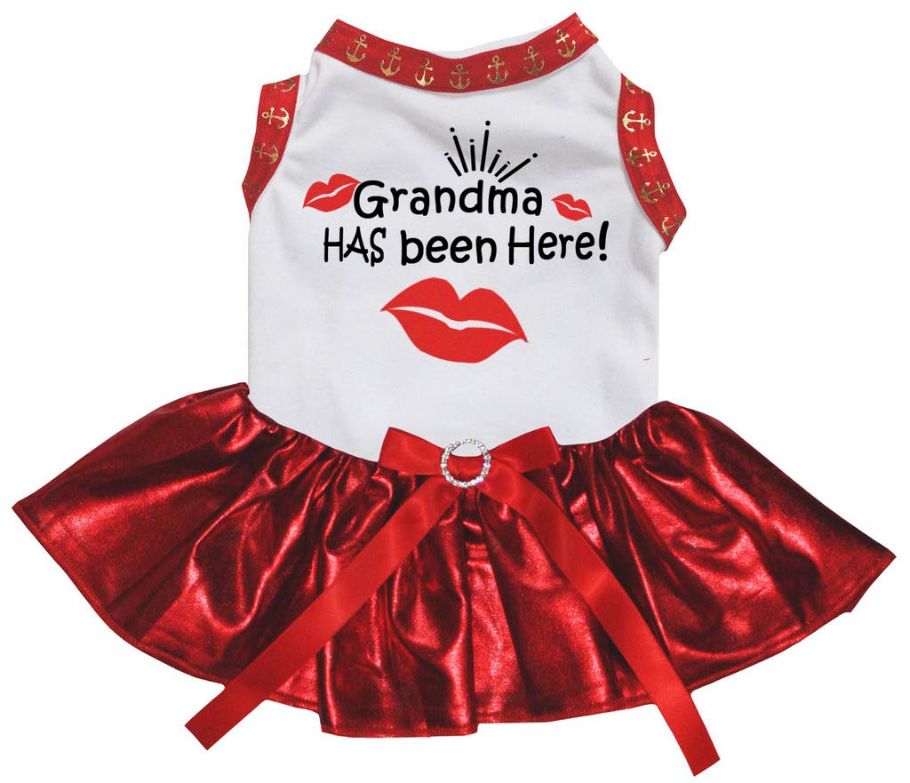 Tutu rouge pour chien M Grandma Has Been Here