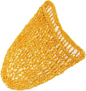 Housoutil Redecilla para El Pelo para Mujer Banda de Rayón Elástica Fácil de Poner Y Quitar Talla Única Color Amarillo