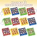 ArtCreativity 2 Inch Tic Tac Toe Keychains for Kids - Set of 12 - Durable Plastic Keyholders - Birthday Party Key Chain Favors, Goody Bag Fillers, Prize for Boys and Girls - Assorted Colors
