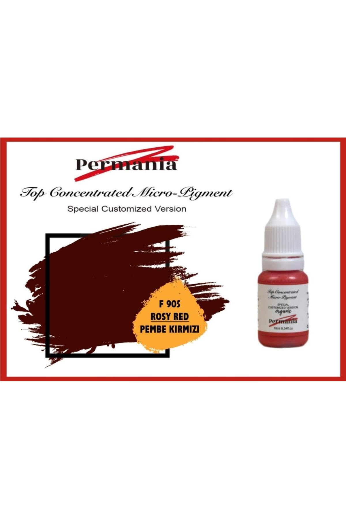 Fontenay Permania Kalıcı Makyaj Boyası Dudak Boyası Pembe Kırmızısı 10Ml Pembe