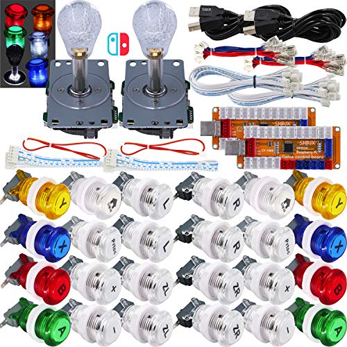 Encodeur USB Arcade LED pour MAME et Nintendo Switch avec boutons manette