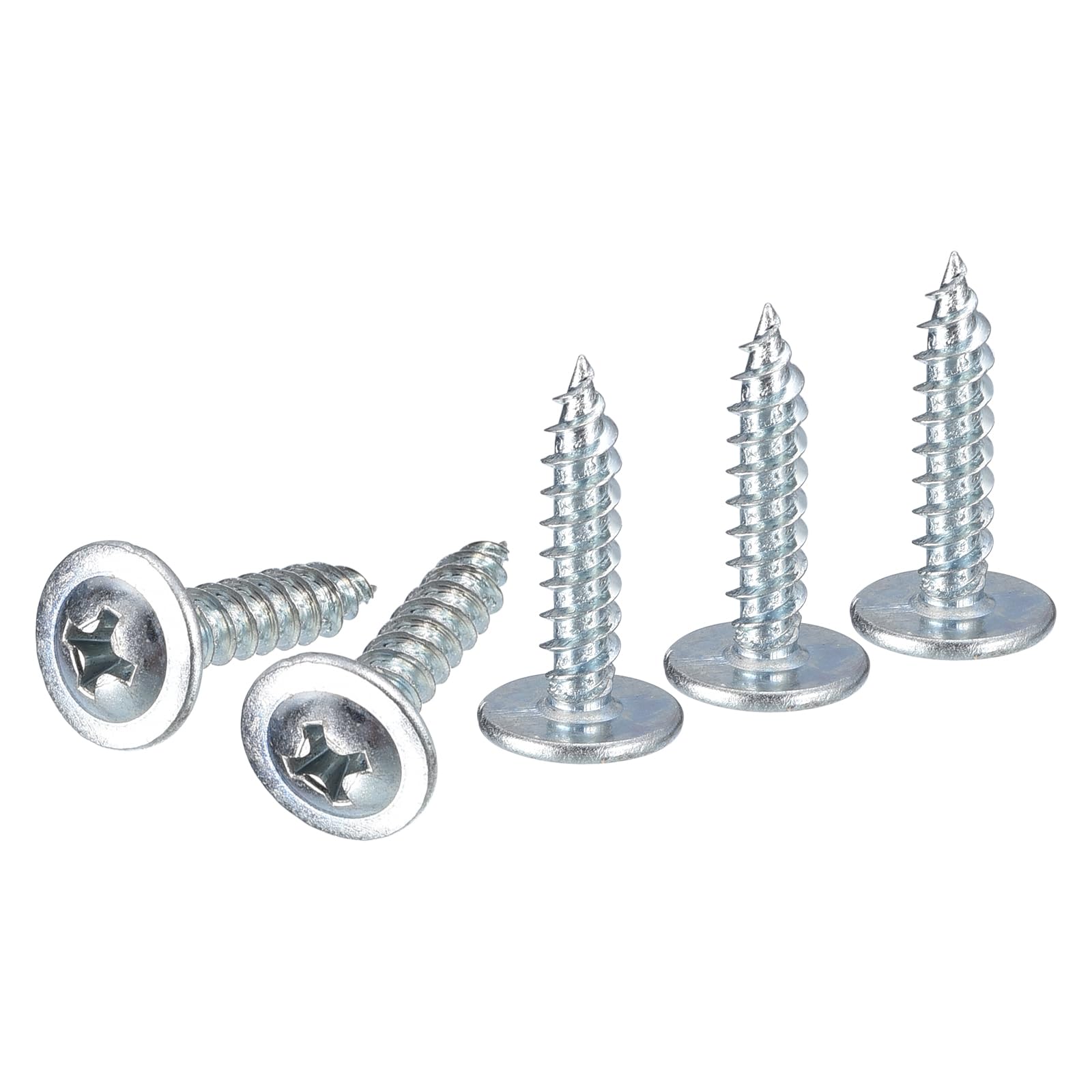 QUARKZMAN 500Pcs #8 x 3/4" Viti Autofilettanti A Testa Phillips Argento