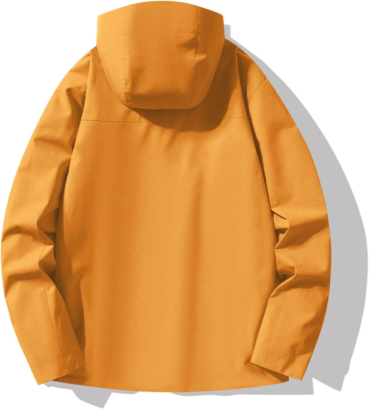 YRAETENM Womens Rain Jacket Waterproof Lightweight Lined Rain Coat Hooded Hiking Windbreaker Loose Fit Soft Shell Jackets