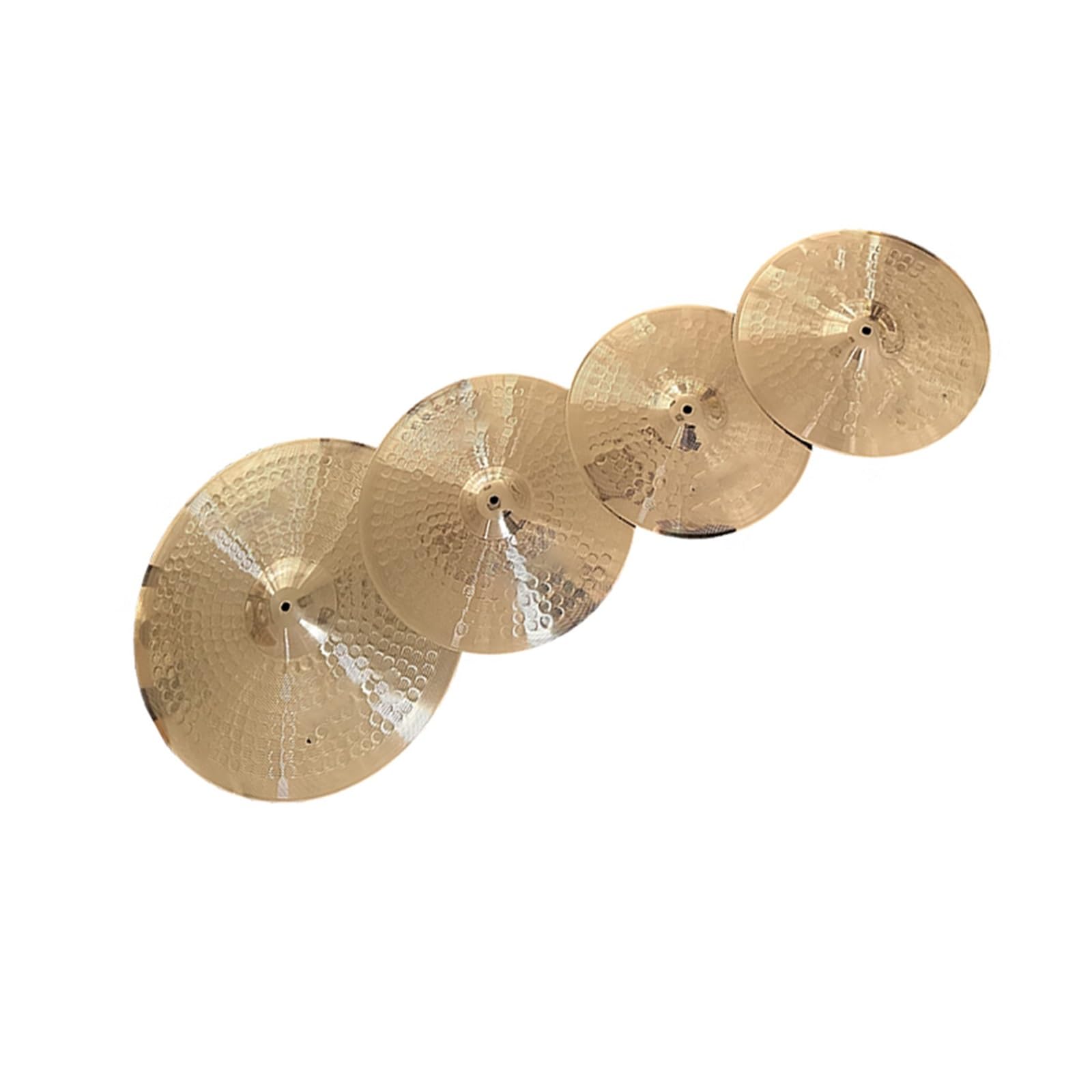 Cymbals Ensemble De Quatre Pièces En Laiton Comprenant Une Batterie Et Des Cymbales Acoustiques Pour Débutants