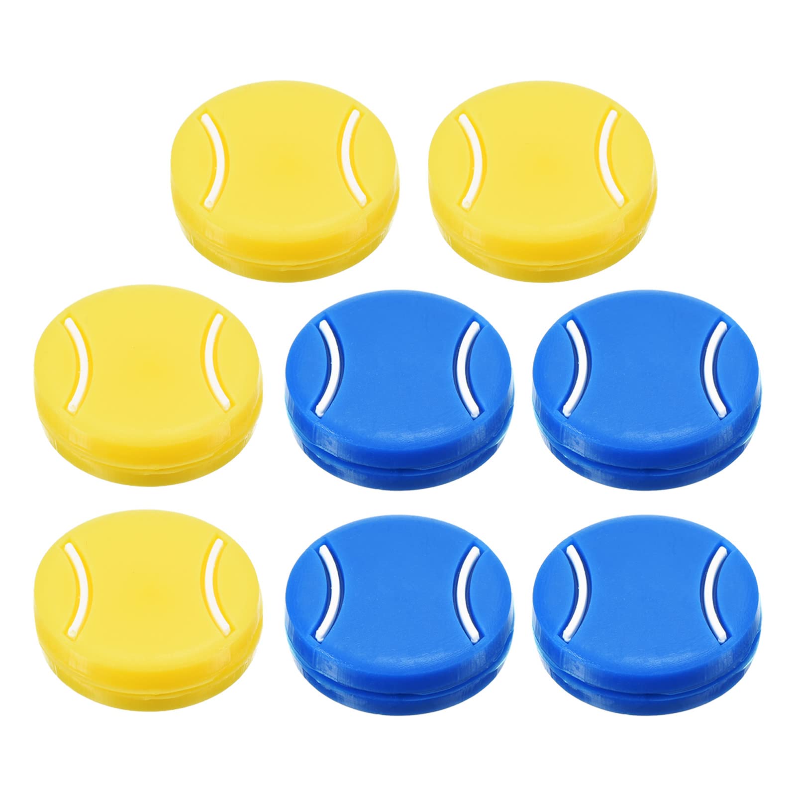 PATIKIL Ammortizzatore Per Racchetta Da Tennis 3 Pezzi - Silicone Morbido, Riduce Vibrazioni E Risonanza, Arancione - 3