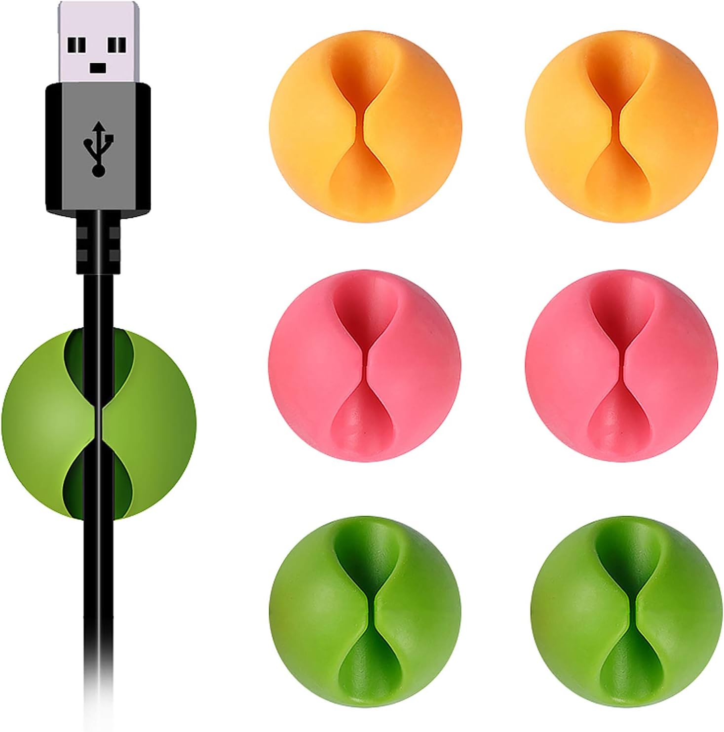 Popular Shintop Cable Clips, Desk Cable Drop, Desk Wire Clips for All Your Computer, Electrical, Charging or Mouse Cord (Colorful,6pcs) Discount 80% Shintop Cable Clips, Desk Cable Drop, Desk Wire Clips for All Your Computer, Electrical, Charging or Mouse Cord (Colorful,6pcs)