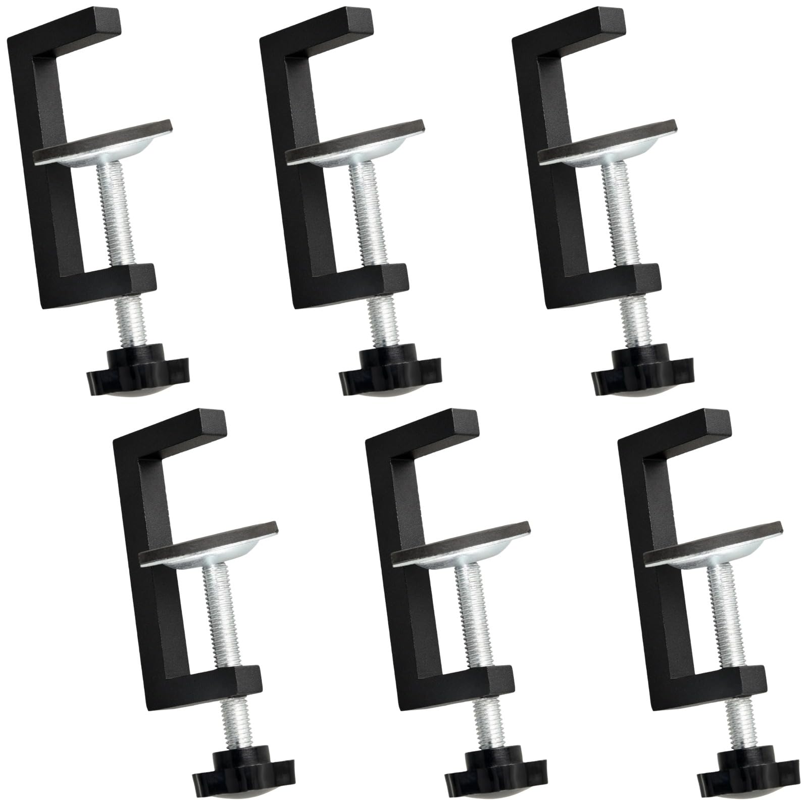 Pince G pour le travail du bois en alliage d'aluminium réglable Lot de 6