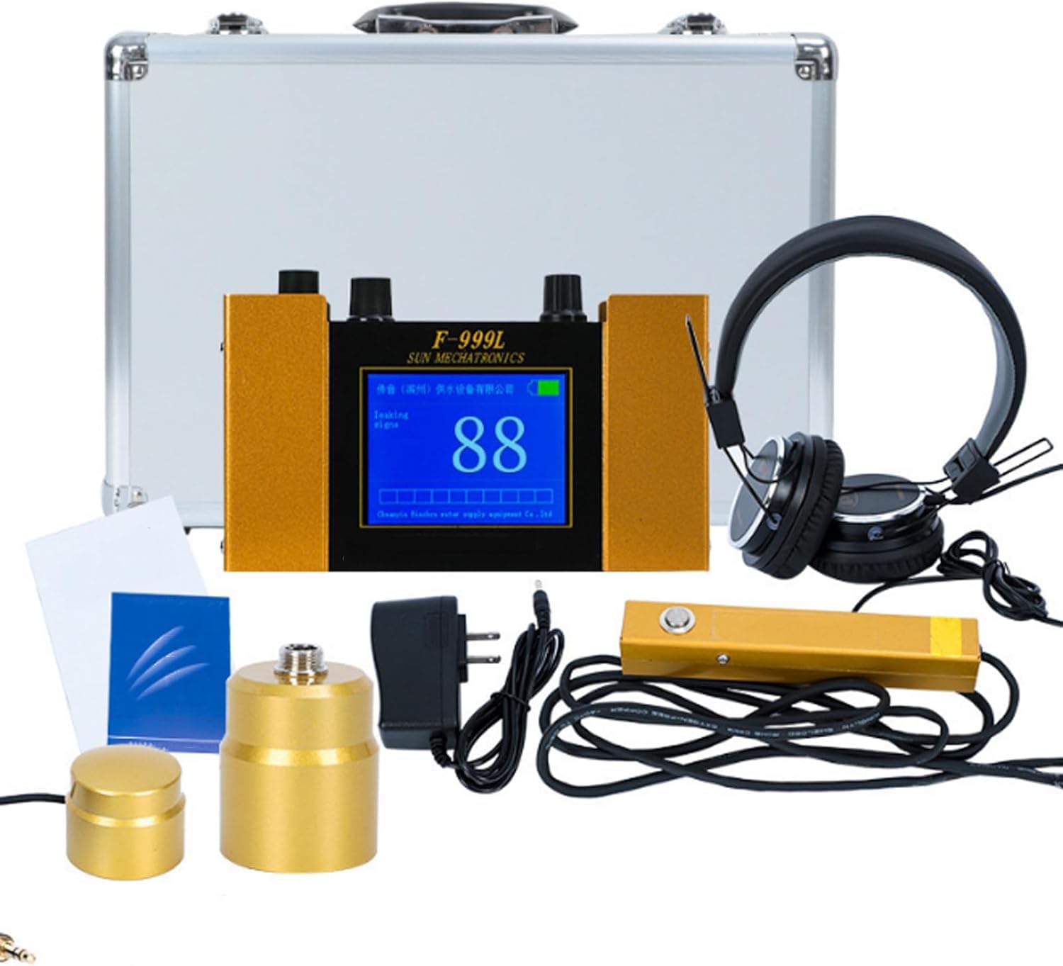 Detector de fugas de agua, alarma de sensor de fugas de agua subterráneo para el hogar, sistema de detección de fugas para seguridad del agua