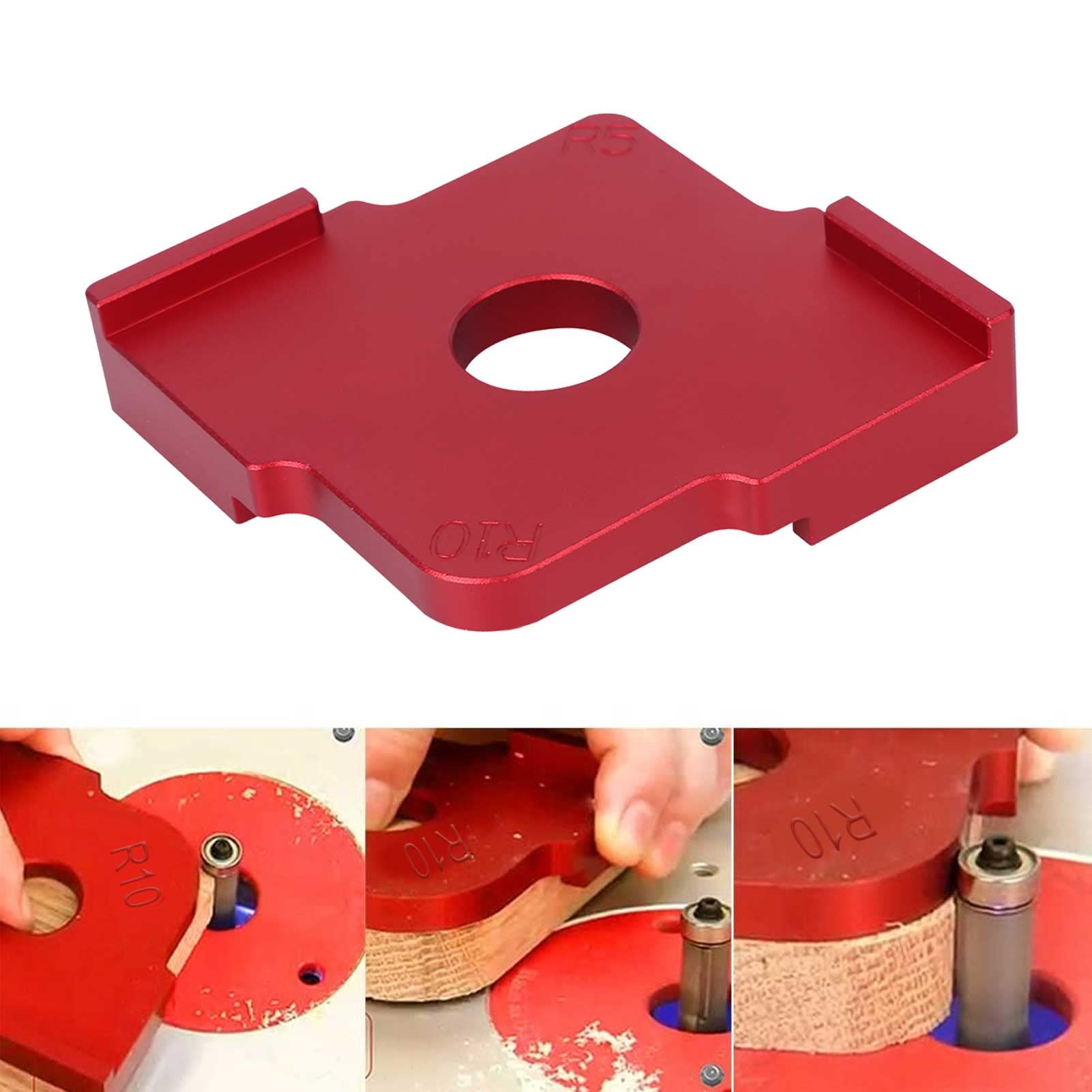 Aluminium Alloy R30 R35 R40 R50 Rayon Jig Router Corner Radius Jig Stencil voor Houtbewerking (R30 R35 R40 R50
