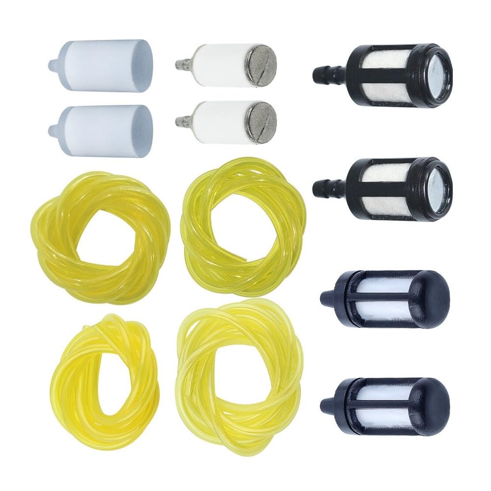 Ampoule d'amorçage et filtre de conduite de carburant pour tuyau essence de débroussailleuse