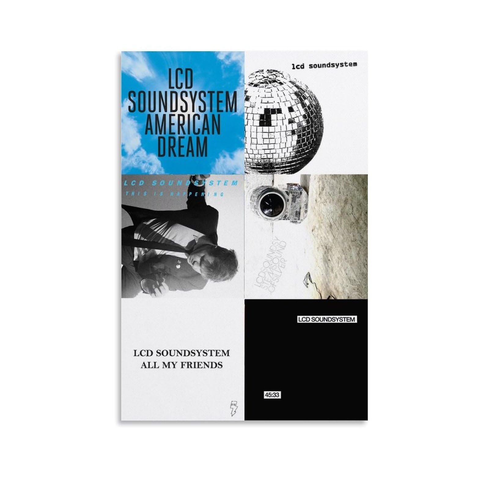 EEILASE LCD Soundsystem Albums Poster Wall Art Decorative Canvas Posters 12x18inch(30x45cm) Unframe-LCD Soundsystem