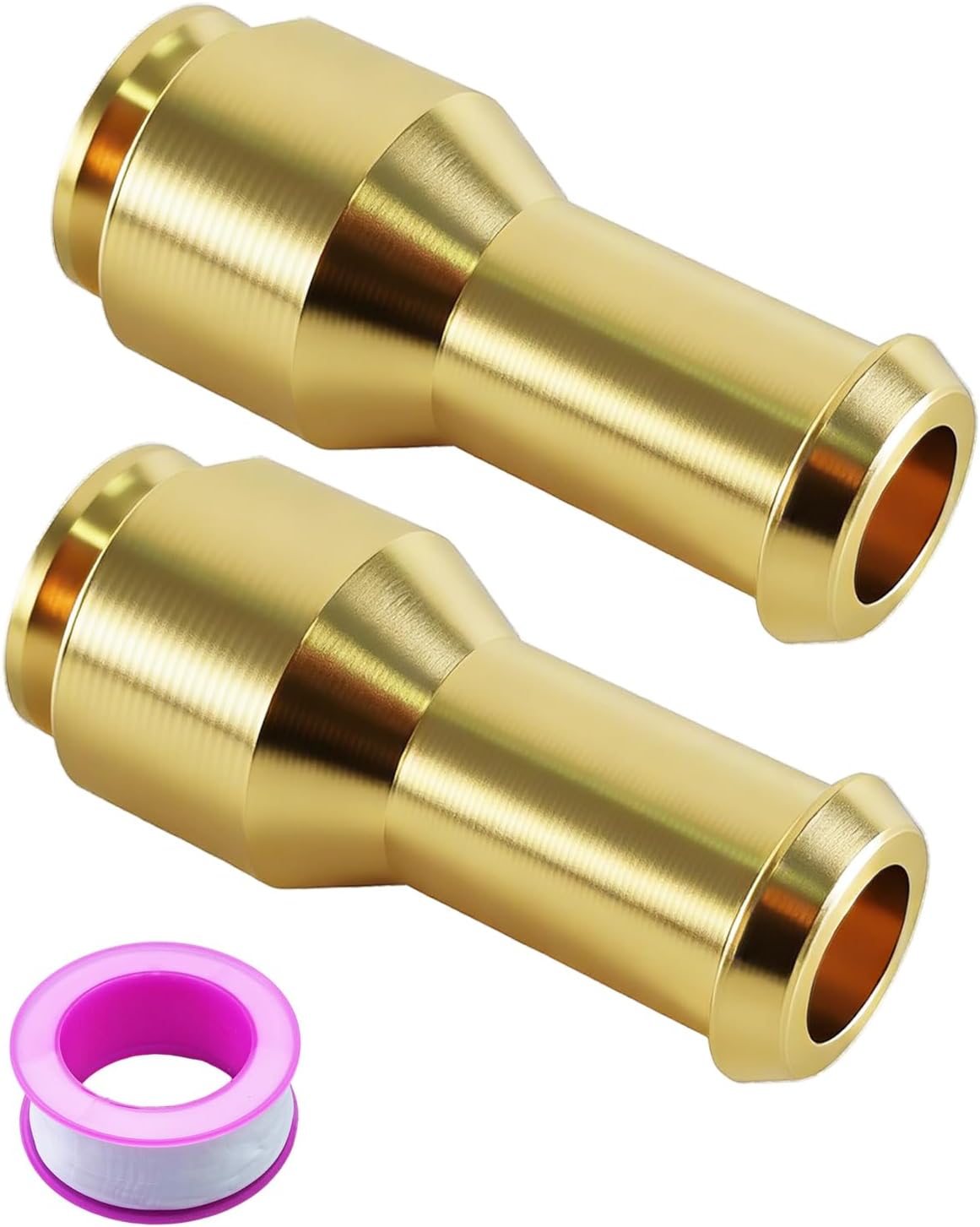 Upgraded Brass 2 Pcs Sunroof Water Drain Tube Hose Repair Connectors Kit Compatible with Land Rover Range Rover LR054821 L405 L494 Sport Discovery V 2017-2022, Brass Drain Tube