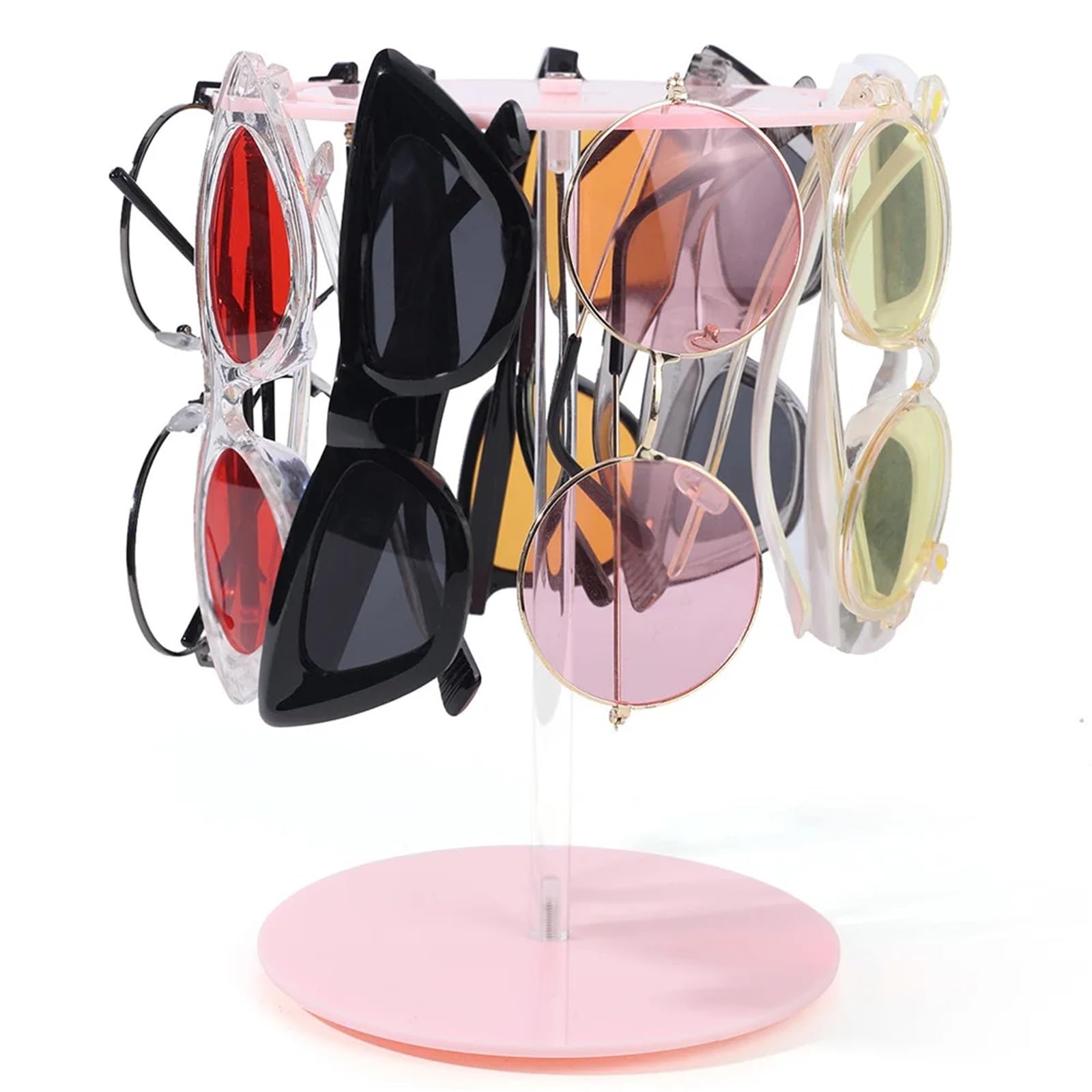 AMEEDA Glasses Holder Rotatable Sunglasses Display Stand Multistyle Glasses Storage Racks Suitable For Home Bracket
