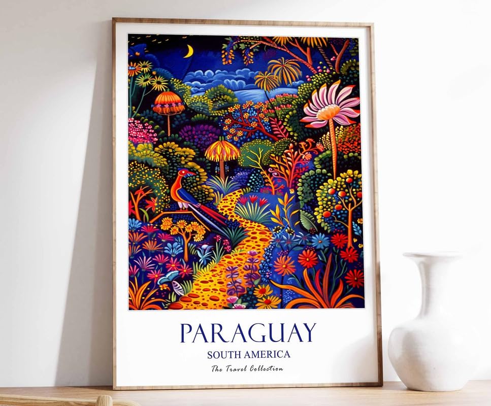 Impression Paraguay sur toile : un art mural motivant pour sublimer votre intérieur