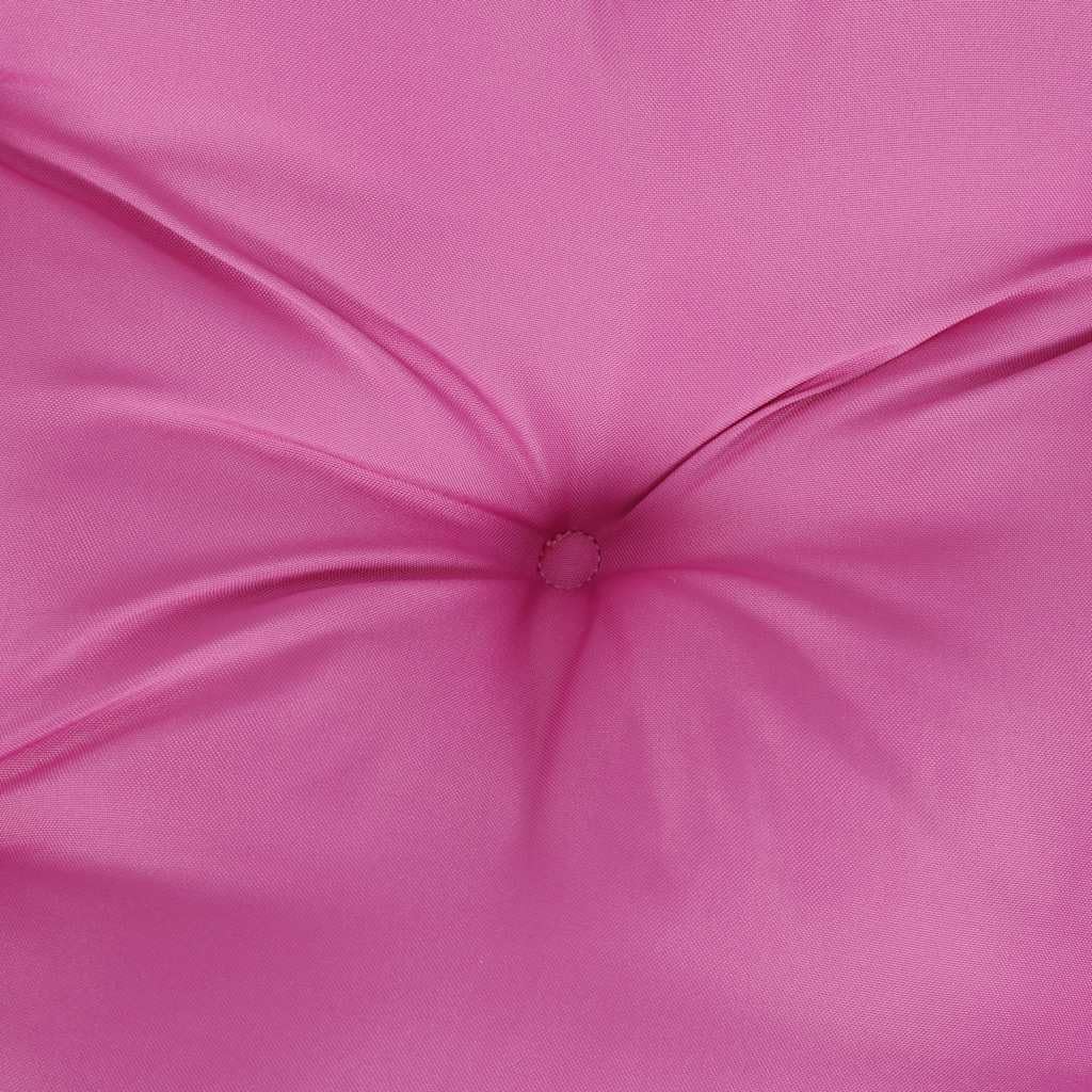 vidaXL Lot de 6 Coussins de Chaise, Coussins de Siège de Patio, Coussins de Canapé de Jardin, Coussins d'Assise Extérieur, Rose 50x50x7 cm Tissu Oxford