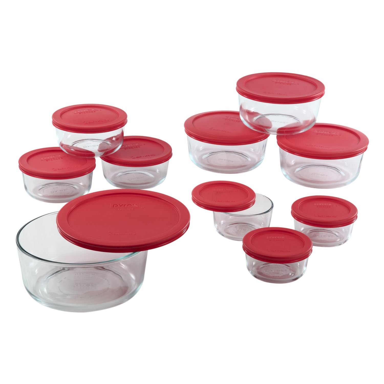 Buy Pyrex Glass Storage Containers. (20 Piece Set) Online at Low Prices