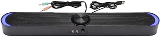 FOLOSAFENAR Speaker Headphone Durable Speaker,for Household,for Computer Audio Low Distortion(black)